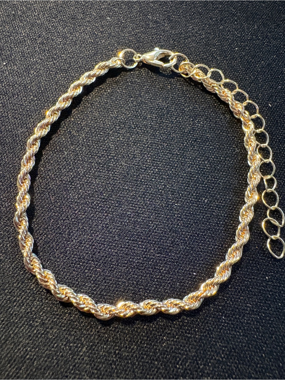 Gold Rope Chain Bracelet - Picture 3 of 3